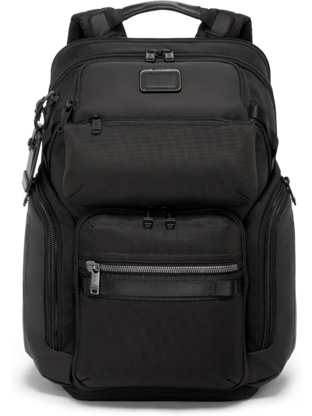 Stylish Black 18.8" Travel Backpack | Durable, Versatile, Perfect for Work